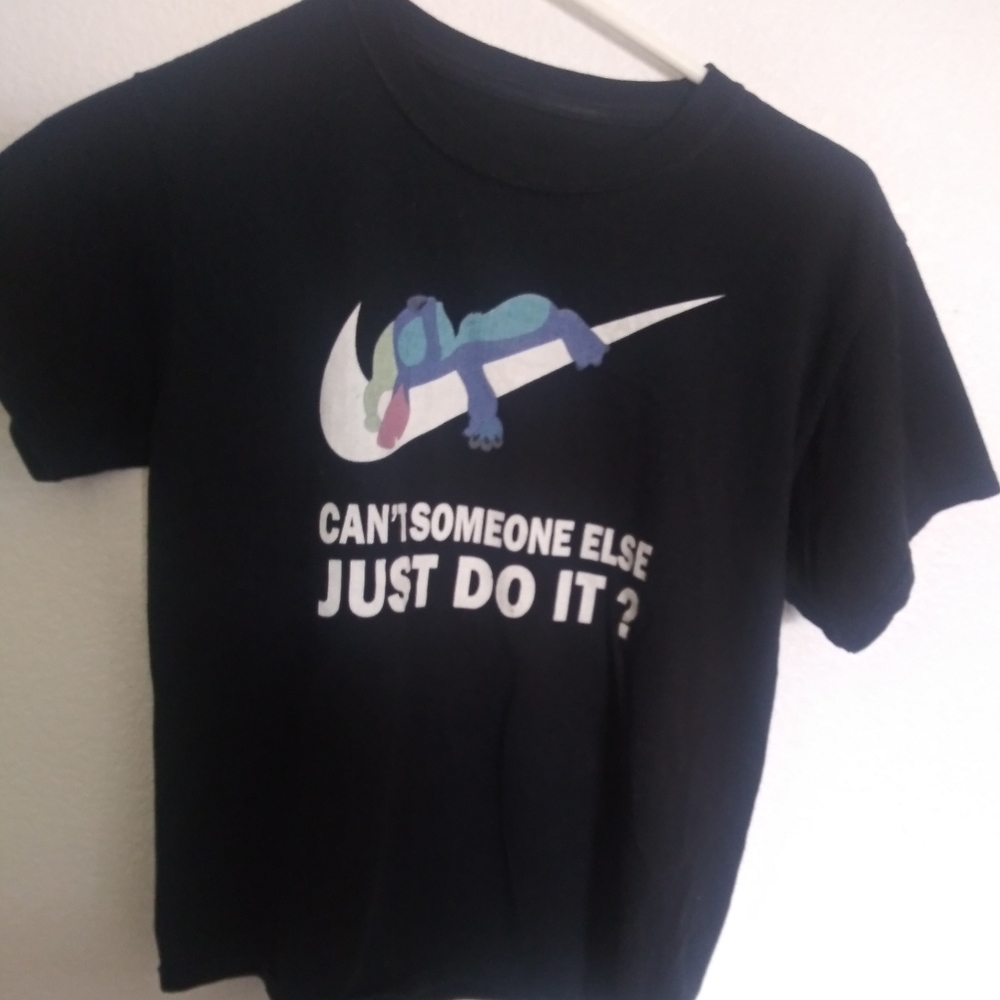 Sleeping Stitch Nike shirt